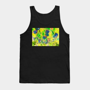 Dandelion blossom, abstract, macro shot, dandelion, flower Tank Top